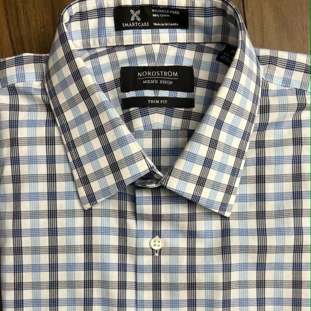Lot of 3 LARGE LS button down casual/dress shirts. Nordstrom, J Ferrar, Alfani